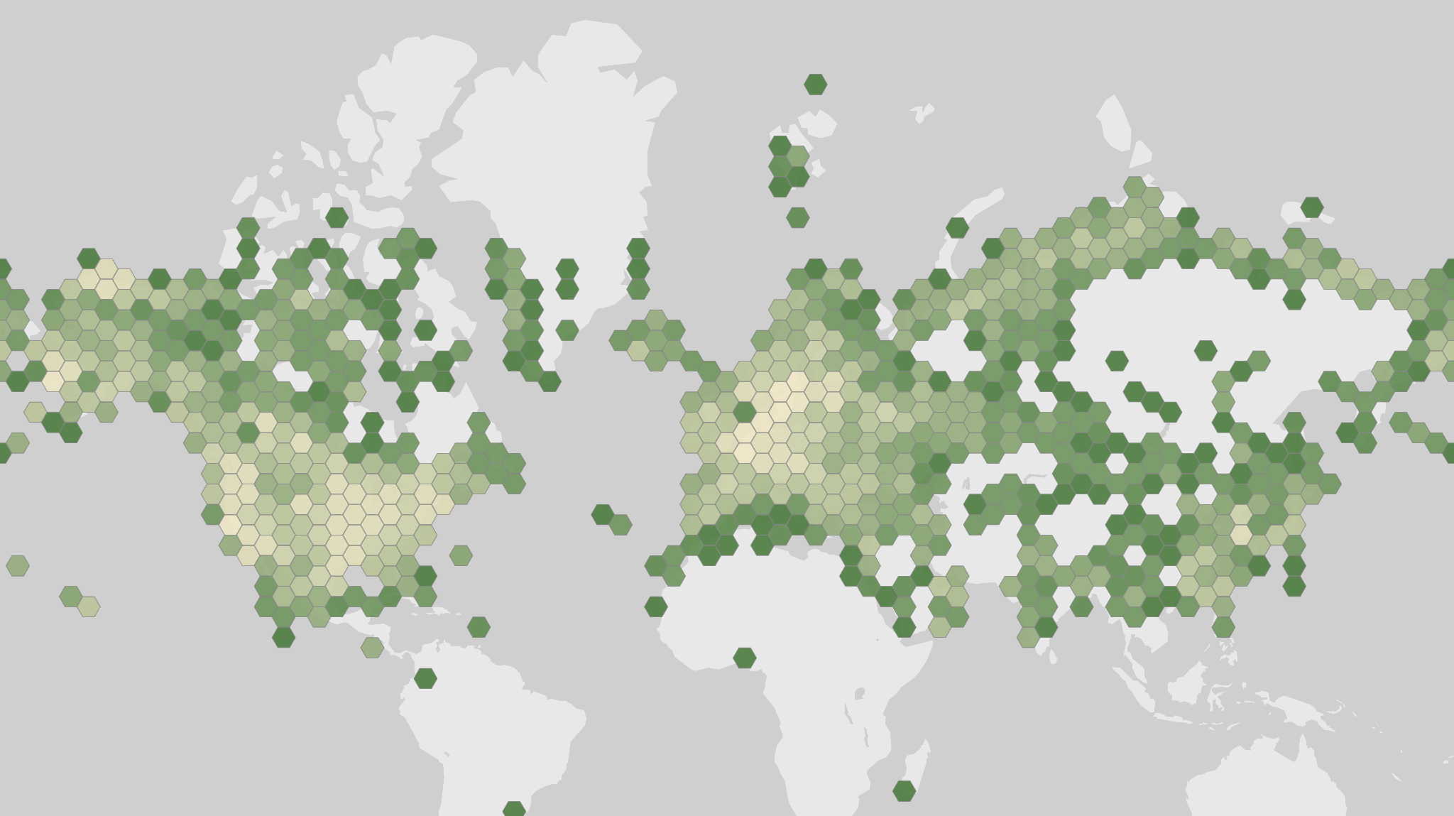 World map showing recorded occurrences of Anser albifrons.