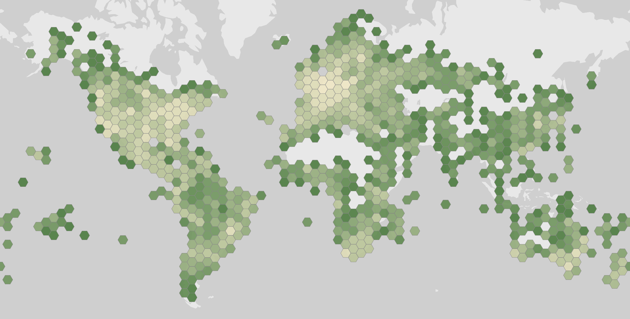 Mappa delle segnalazioni registrate di Apis mellifera