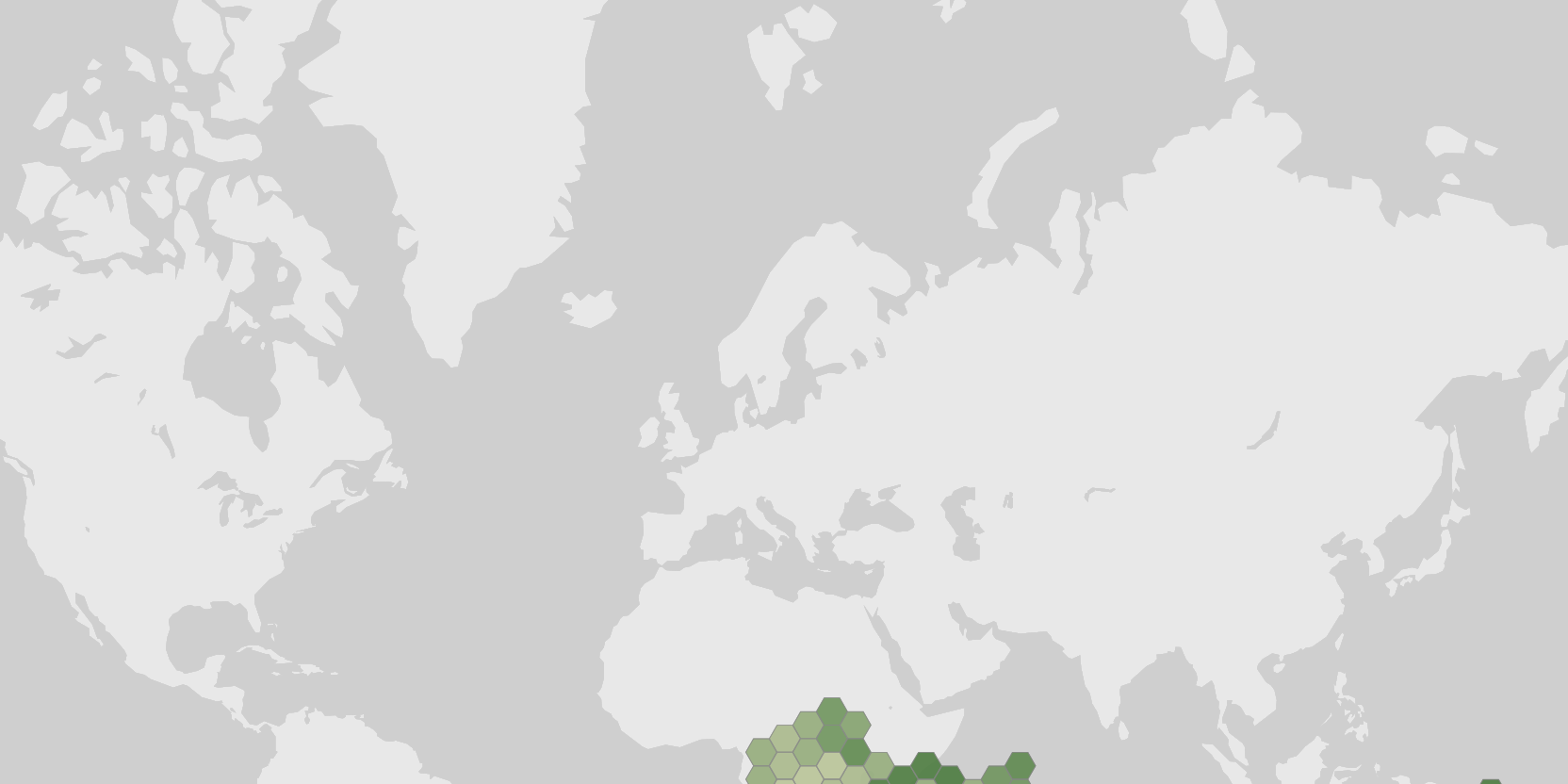 Mappa delle segnalazioni registrate di Cypripedium calceolus
