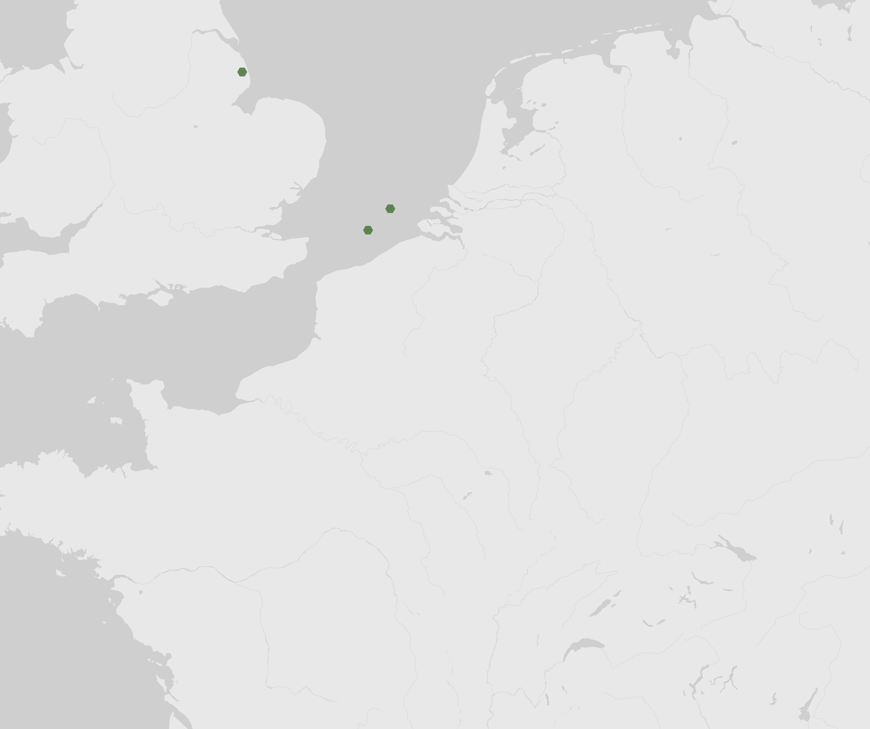 Carte des observations enregistrées de Embata commensalis