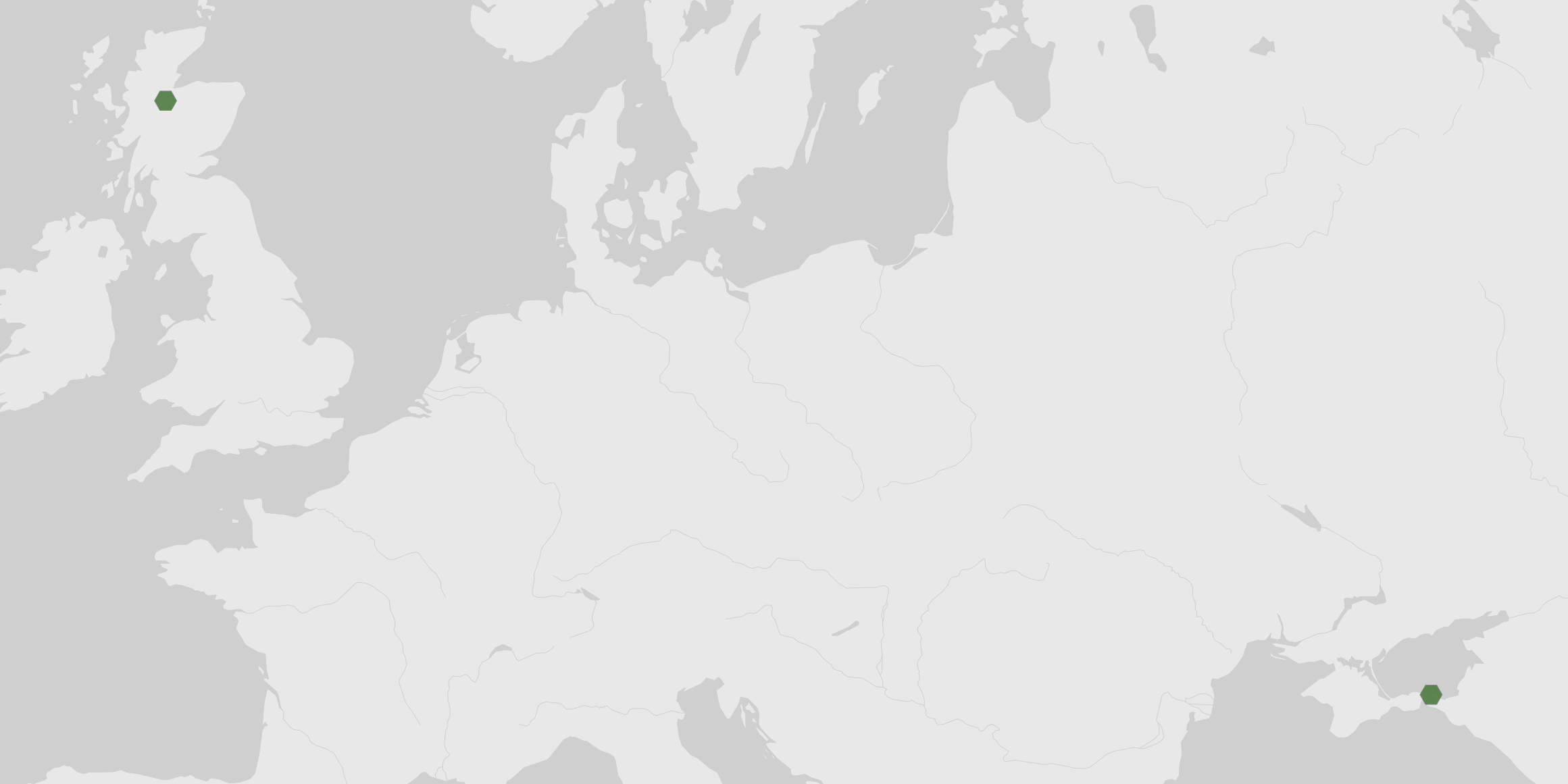 Mappa delle segnalazioni registrate di Embata laticornis