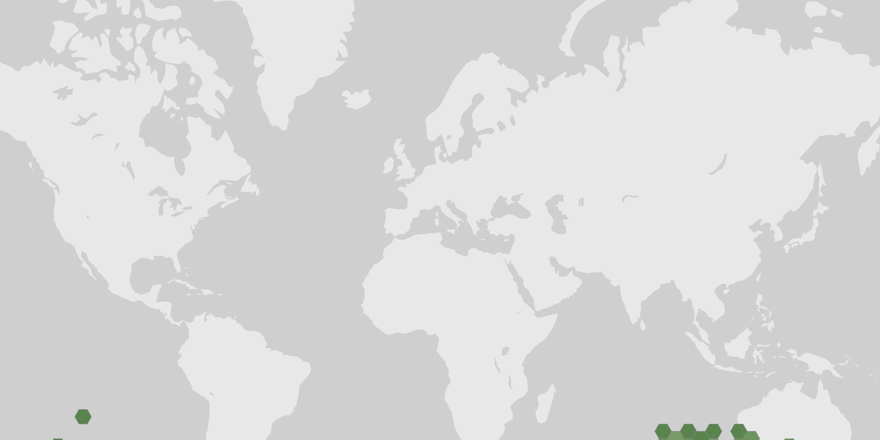 Mappa delle segnalazioni registrate di Ephedra sinica