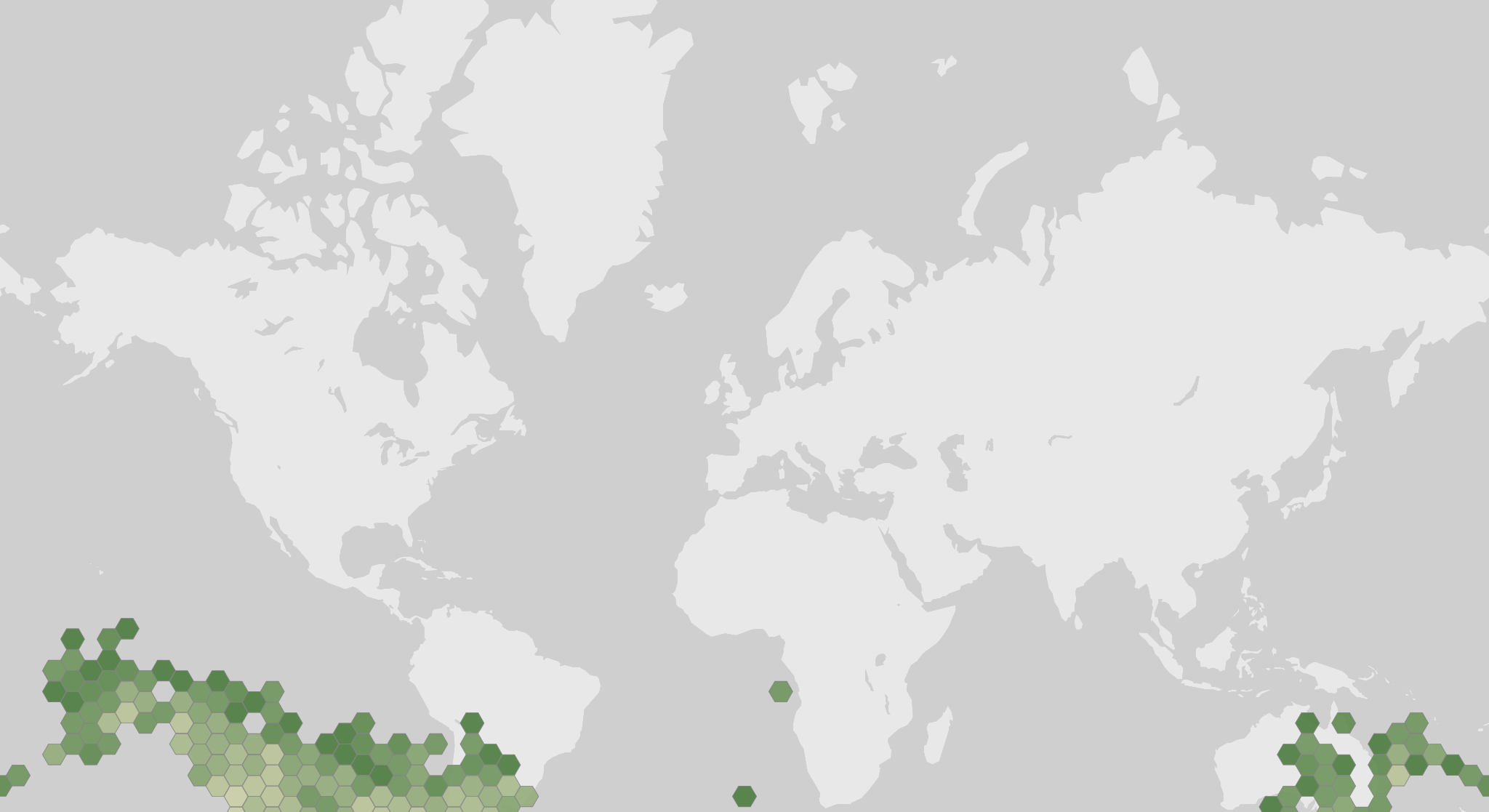 World map showing recorded occurrences of Heracleum maximum.