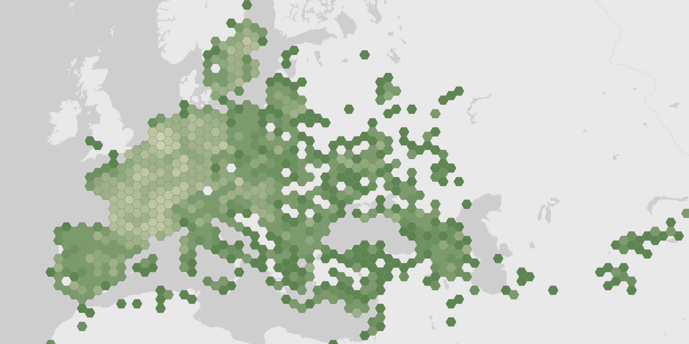 World map showing recorded occurrences of Sympecma fusca.