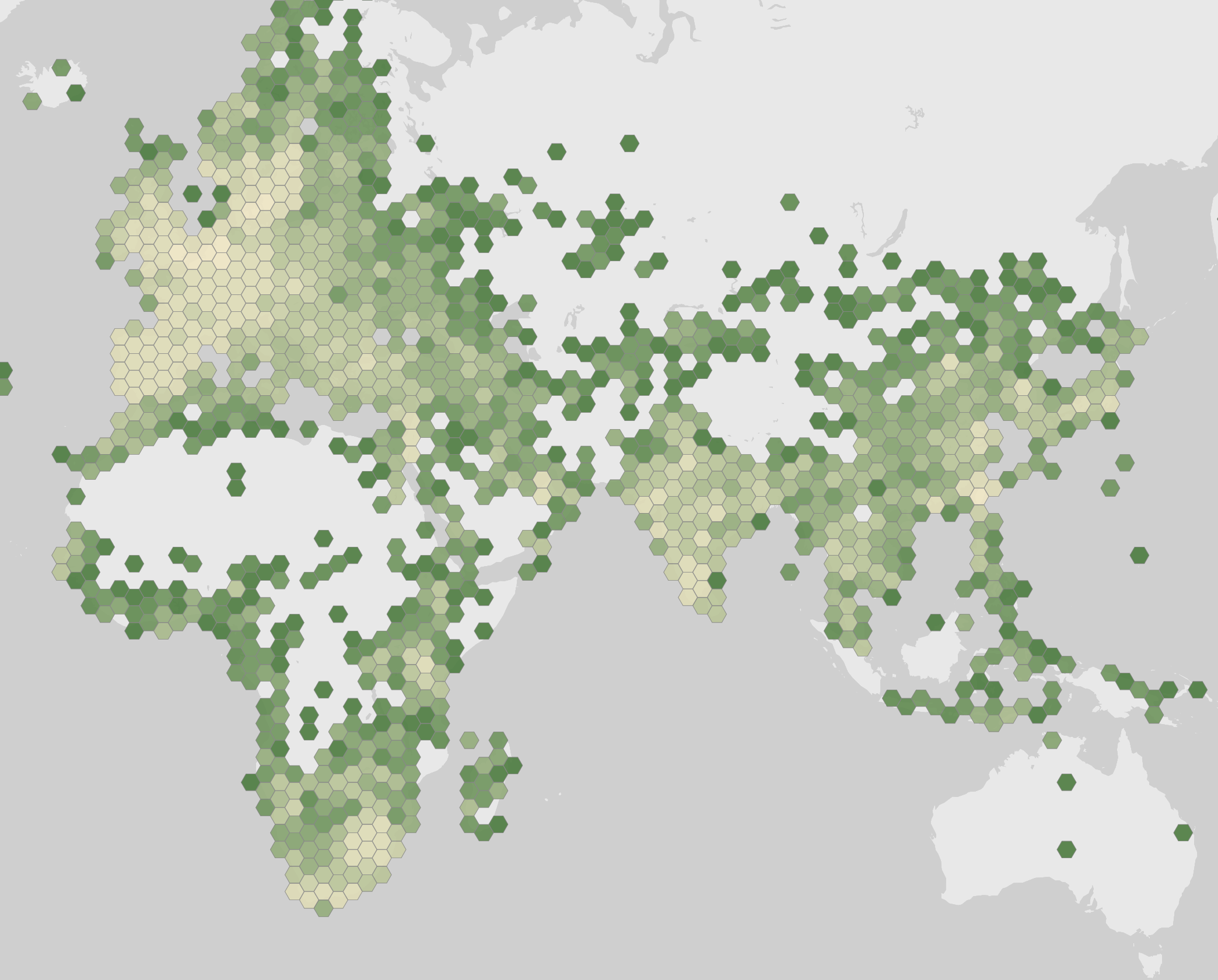 World map showing recorded occurrences of Tachybaptus ruficollis.